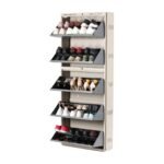 5 DOOR DOUBLE DECKER SHOERACK (GRAY BEIGE) - Image 2